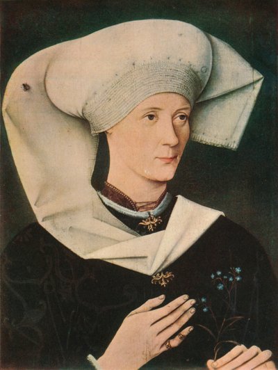Portrét ženy z rodu Hoferů, 1470, 1909 od Unbekannt