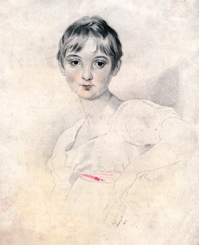Portrét dívky, 1813 od Unbekannt