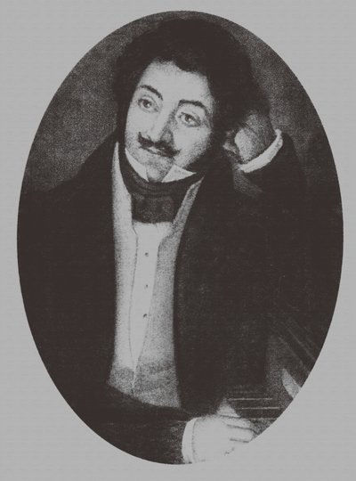 Portrét skladatele Alexandra Aleksandroviče Alyabyeva 1787-1851, 1810 od Unbekannt