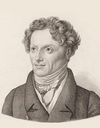 Portrét skladatele Francesca Morlacchiho 1784-1841. od Unbekannt