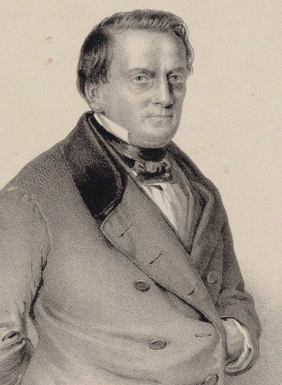 Portrét skladatele Franze Lachnera 1803-1890, 1850. od Unbekannt