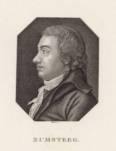 Portrét skladatele Johanna Rudolfa Zumsteega 1760-1802, c. 1800. od Unbekannt