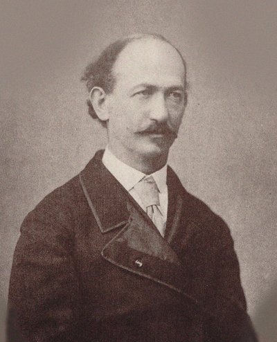 Portrét skladatele Maurice Strakosche 1825-1887, c. 1870. od Unbekannt