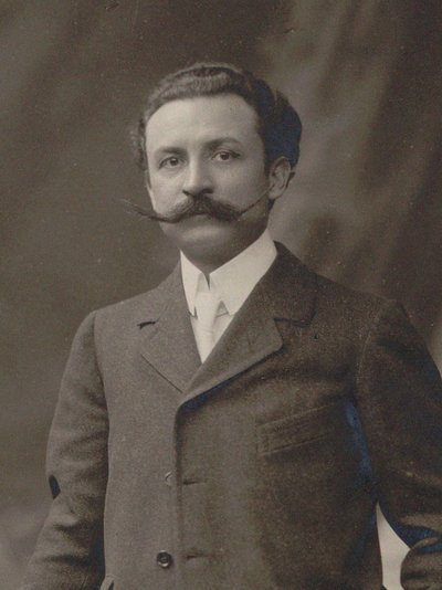 Portrét skladatele Xaviera Lerouxe 1863-1919, c. 1910. od Unbekannt