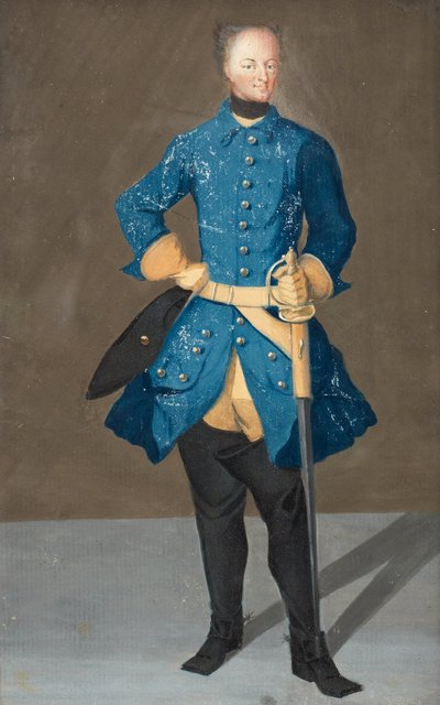 Portrét švédského krále Karla XII. 1682-1718, 1710s od Unbekannt