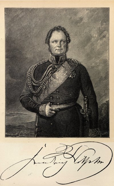 Portrét pruského krále Fridricha Viléma IV. 1795-1861. od Unbekannt