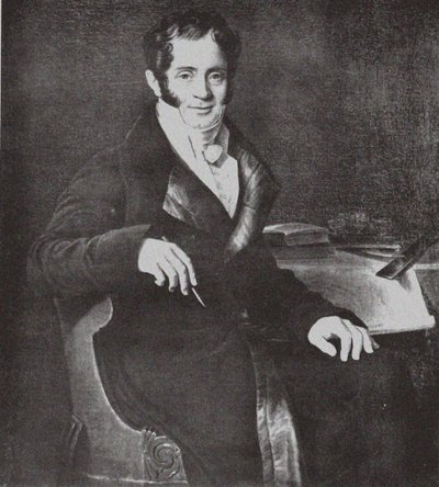 Portrét architekta Carla Rossiho 1775-1849 podle Ch. Mitoire od Unbekannt