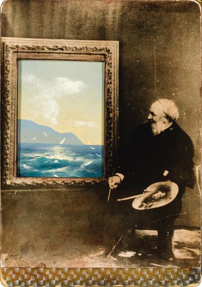 Portrét umělce Ivana Ajvazovského 1817-1900, 1889 od Unbekannt