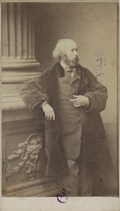 Portrét skladatele Féliciena Davida 1810-1876, 1861. od Unbekannt
