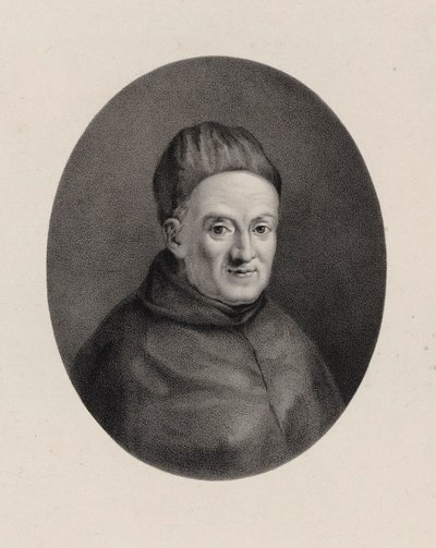 Portrét skladatele Giovanniho Battisty Martiniho 1706-1784. od Unbekannt