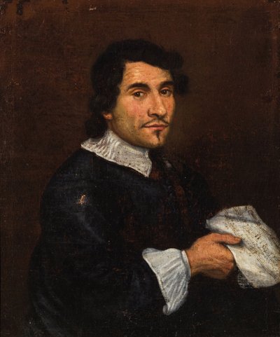 Portrét skladatele Girolama Frescobaldiho 1583-1643, první třetina 17. stol. od Unbekannt