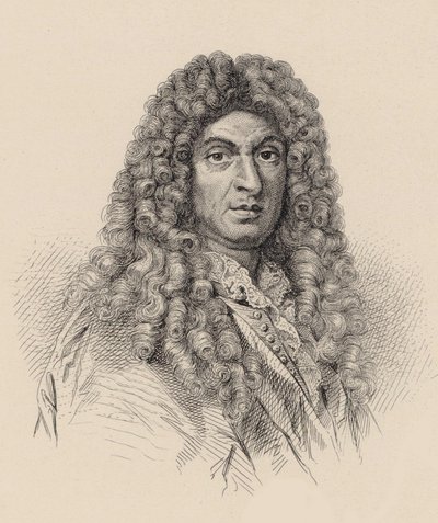Portrét skladatele Jean-Baptiste Lully 1632-1687. od Unbekannt