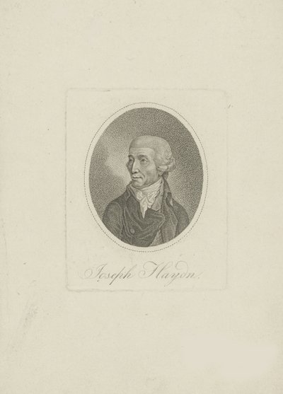 Portrét skladatele Josepha Haydna 1732-1809, 19. století. od Unbekannt
