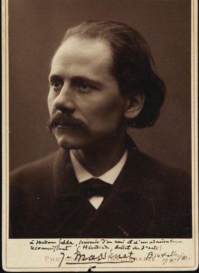 Portrét skladatele Julese Masseneta 1842-1912, 1881. od Unbekannt