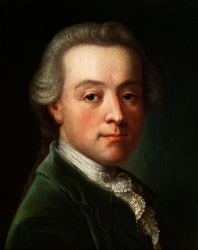 Portrét skladatele Wolfganga Amadea Mozarta 1756-1791, c. 1789 od Unbekannt