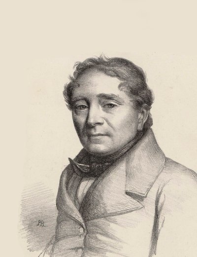 Portrét operního pěvce Louis Antoine Eléonore Ponchard 1787-1866, 1845. od Unbekannt