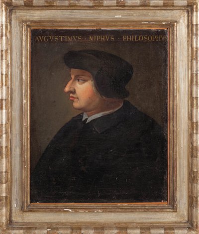 Portrét filozofa Agostino Nifo, 18. století. od Unbekannt