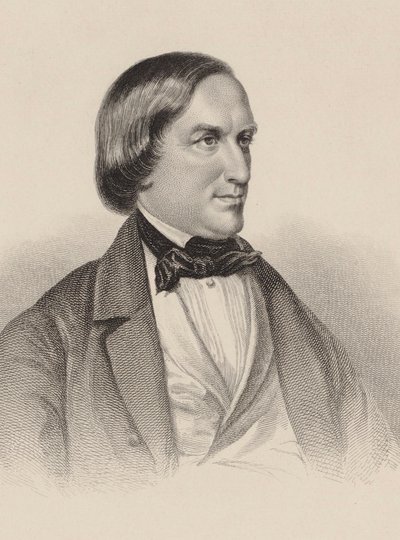 Portrét pianisty a skladatele Karla Augusta Krebse 1804-1880. od Unbekannt
