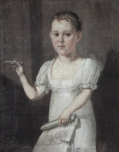 Portrét básníka Michaila Lermontova 1814-1841 jako dítě, 1817-1818 od Unbekannt