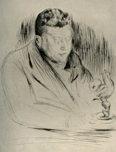 Portrét sochaře Alfreda Gilberta, 1908. od Unbekannt