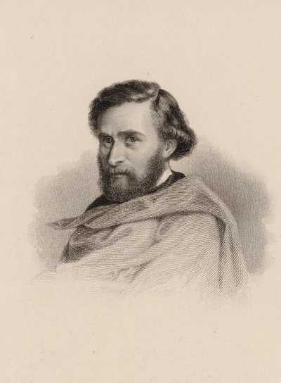 Portrét houslisty a skladatele Antona Wallersteina 1813-1892. od Unbekannt
