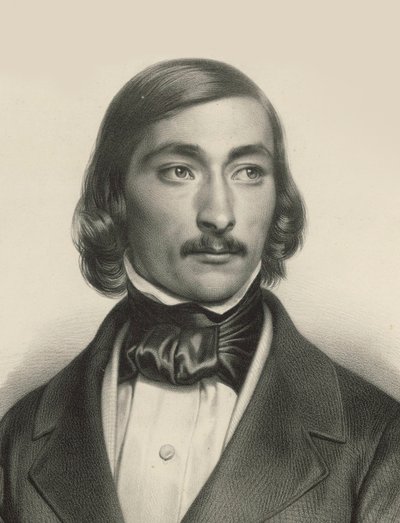 Portrét houslisty a skladatele Delphina Alarda 1815-1888, c. 1840. od Unbekannt