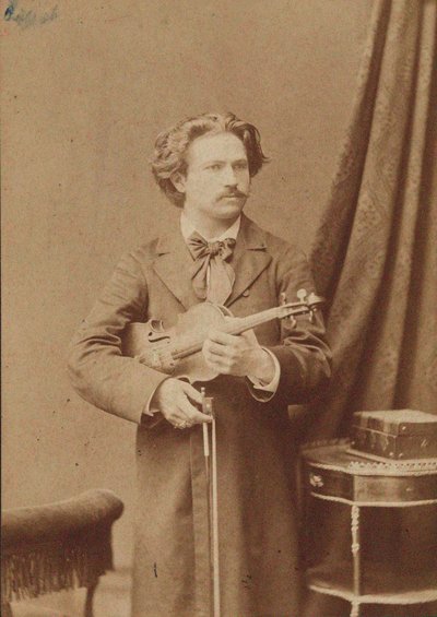 Portrét houslisty a skladatele Františka Ondříčka 1857-1922, 1882-1883. od Unbekannt