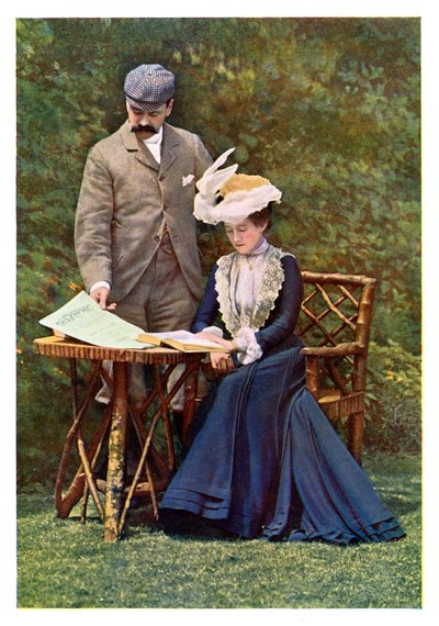 Portrét ve třech barvách, 1901 od Unbekannt