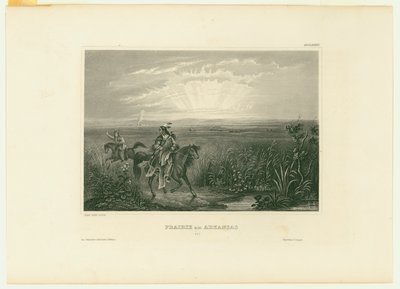 Prairie am Arkansas. (Prairie v Arkansasu) od Unbekannt