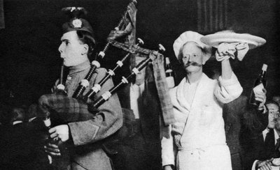 Prezentace haggis na kaledonském banketu, Londýn, 1926-1927 od Unbekannt