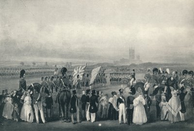 Představení nových barev 93. Highlanders, 7. října 1834, 1834 1909 od Unbekannt