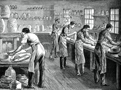 Pressers at work, c1880 od Unbekannt