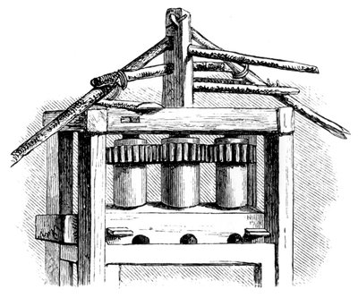 Primitivní cukrovar, Santo Domingo, 1873 od Unbekannt