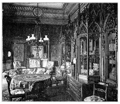 Prince Alberts Music Room, Buckinghamský palác, 1900 od Unbekannt