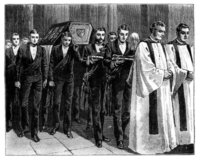 Pohřeb prince Alberta, 1861 od Unbekannt