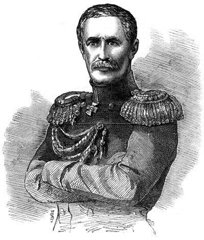 Princ Aleksandr Sergejevič Menšikov, ruský vojenský velitel, 1853 od Unbekannt