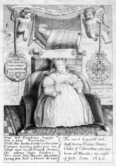 Princ Charles a princ Jindřich, synové krále Karla I., 17. století, 1802 od Unbekannt