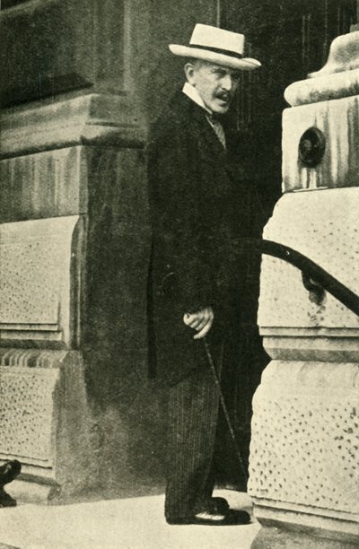 Princ Lichnowsky na ministerstvu zahraničí, Londýn, 1914, c1920. od Unbekannt