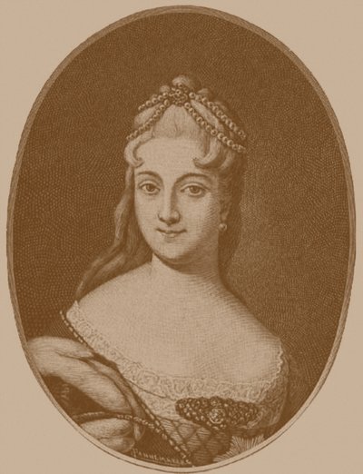 Princezna Jekatěrina Aleksejevna Dolgoruková 1712-1747 od Unbekannt