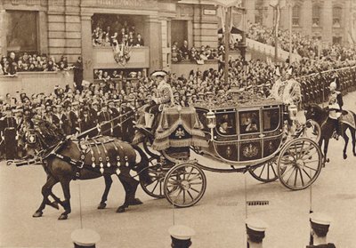 Princezna Elizabeth a její bratranec Lord Lascelles s princeznou Royal, 1937 od Unbekannt