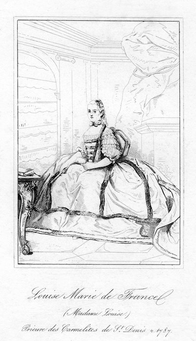 Francouzská princezna Louise-Marie od Unbekannt