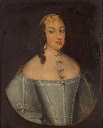 Princezna Margaret Yolande Savojská 1635-1663, vévodkyně z Parmy, 17. století. od Unbekannt