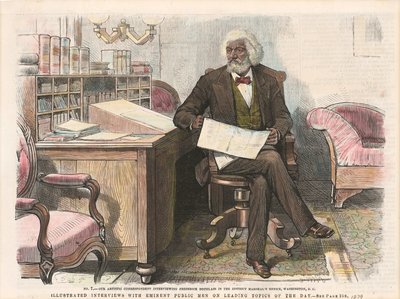 Tisk Fredericka Douglasse, ca. 1879. od Unbekannt
