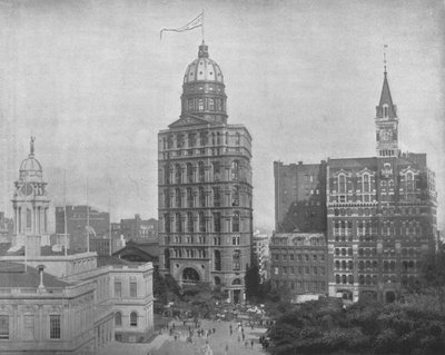 Printing House Square, New York, USA, c1900. od Unbekannt