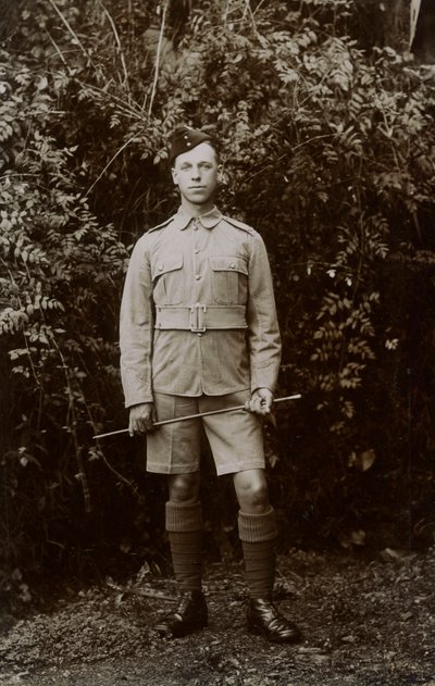 Vojín Nelson, 5. pluk východního Surrey, Chakrata, Indie, 1917 od Unbekannt