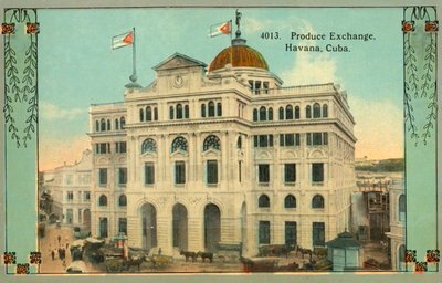 Produce Exchange, Havana, Kuba, c1910. od Unbekannt
