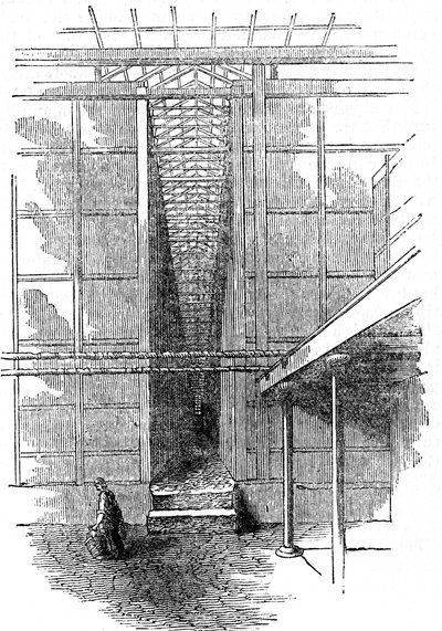 Výroba kyseliny sírové Oil of Vitriol nebo H2S04, 1844 od Unbekannt