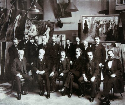 Profesoři Ruské akademie umění, 1913 od Unbekannt