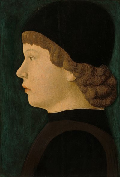 Profil Portrét chlapce, c. 14601470. od Unbekannt