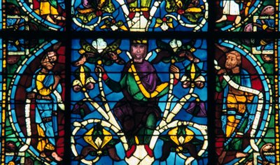 Prorok, barevné sklo, katedrála v Chartres, Francie, 1145-1155 od Unbekannt
